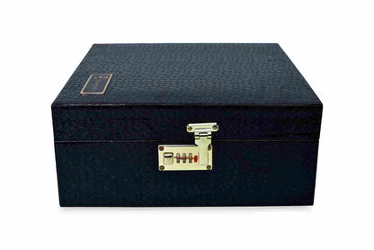 Buy Black Croc Traveling Whiskey Bar Case Set Online