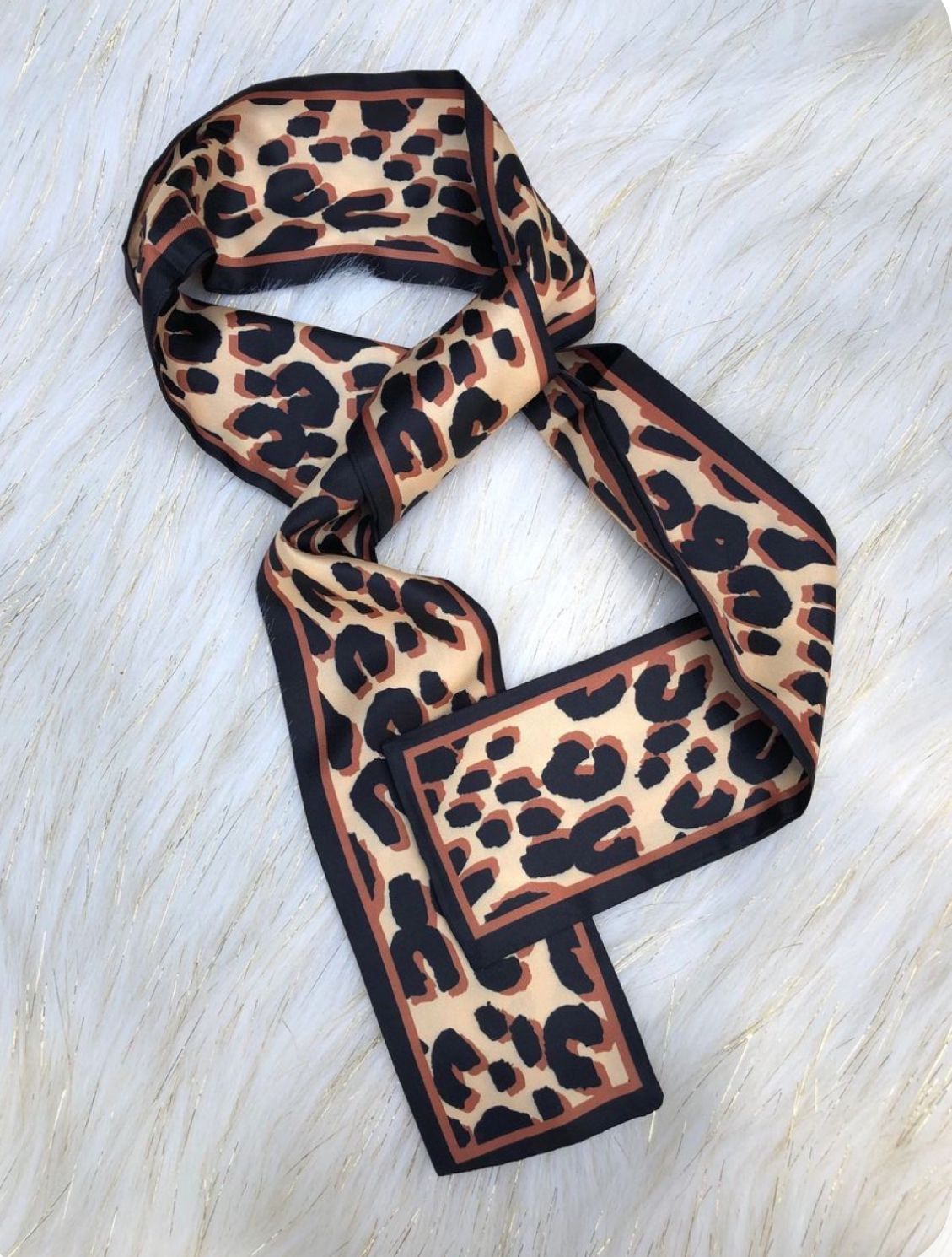 Leopard Print Trendy Collar Scarve