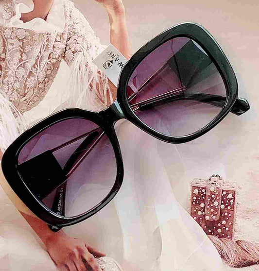 Swanky purple round lens shades