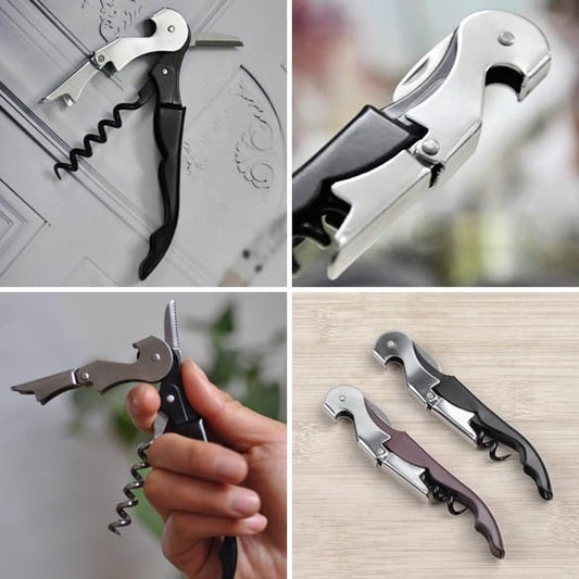 Cork Screw Wine Bottle Opener Stainless Steel