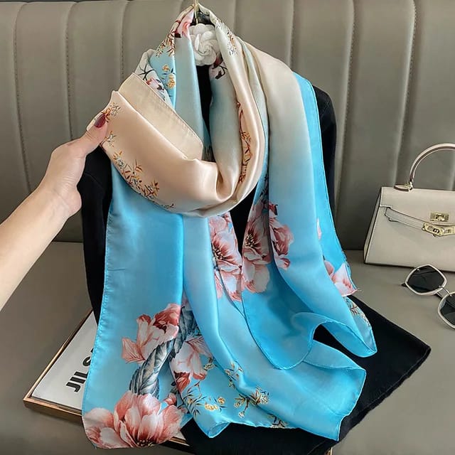 Blue Scarves f